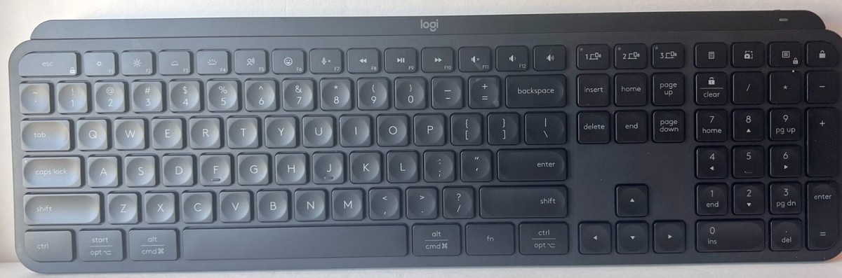 Logitech MX KEYS S BLACK INDIVIDUAL REPLACEMENT KEYBOARD KEYCAPS
