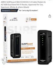 Arris Surfboard DOCSIS 3.0 Cable Modem Wi-Fi Router