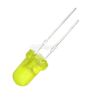 100 Stück LED F5 5 MM gelbe Farbe gelb LICHT superhelle Glühbirne Lampe NEU