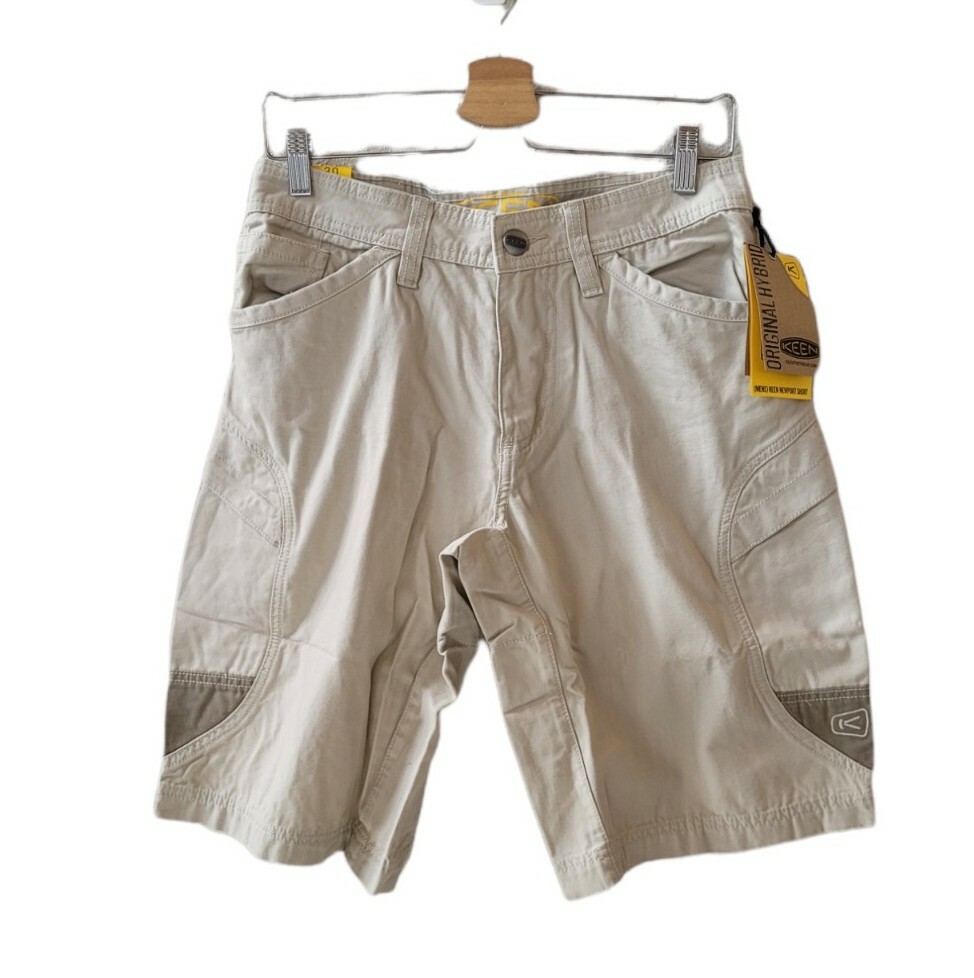 Keen 30 Stone Kaki Newport corto uomo nuovo con etichette escursionismo outdoor