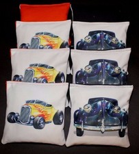 Custom Vintage Custom Cars 8 Cornhole Beanbags ACA regulation Quality bags B123