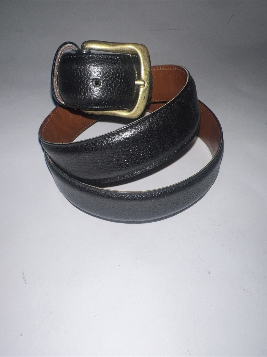 Coach Polished Cowhide Leather Belt with Solid Brass Buckle Size 36 s-l400.jpg main image 2