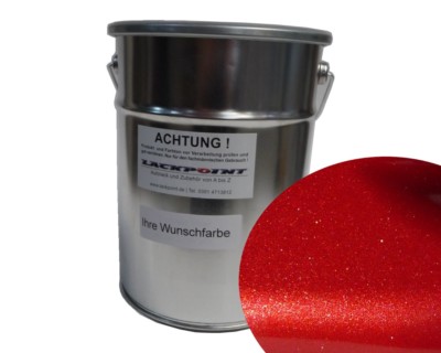 3 Litre Basecoat Spray Finish Royal Red Metallic Car Paint Candy Red Lackpoint