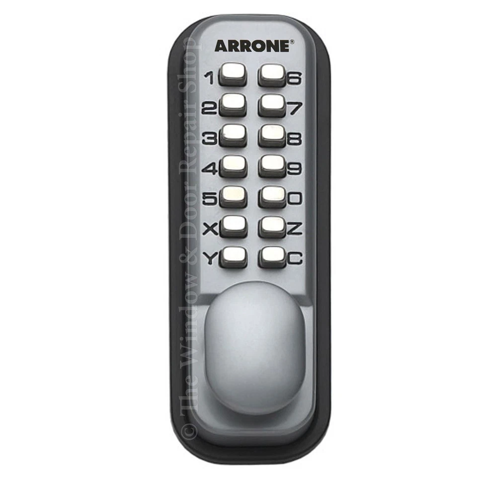 Hoppe Push Button Mechanical Digital Combination Code Door Lock Keyless Access - Image 2 of 4