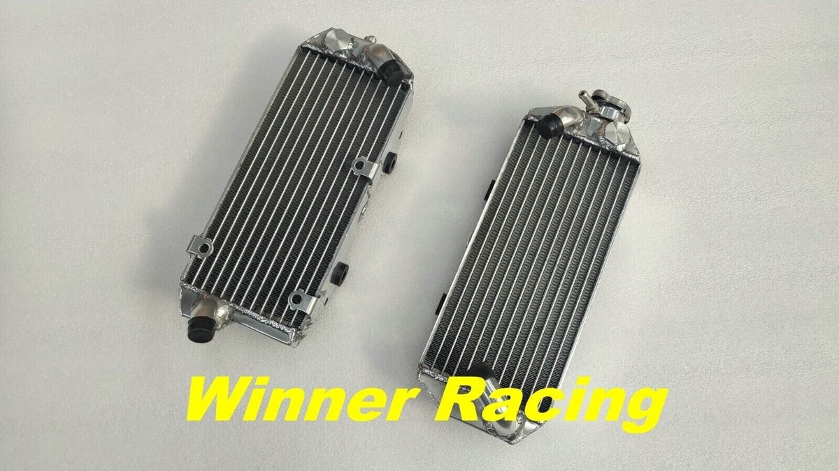 Aluminum Radiators For Suzuki DRZ400S/DRZ400SM 2000-2022 - Left & Right Set, 2-Row Downflow, 1-Year Warranty By Winner Racing 8 thumbnail image