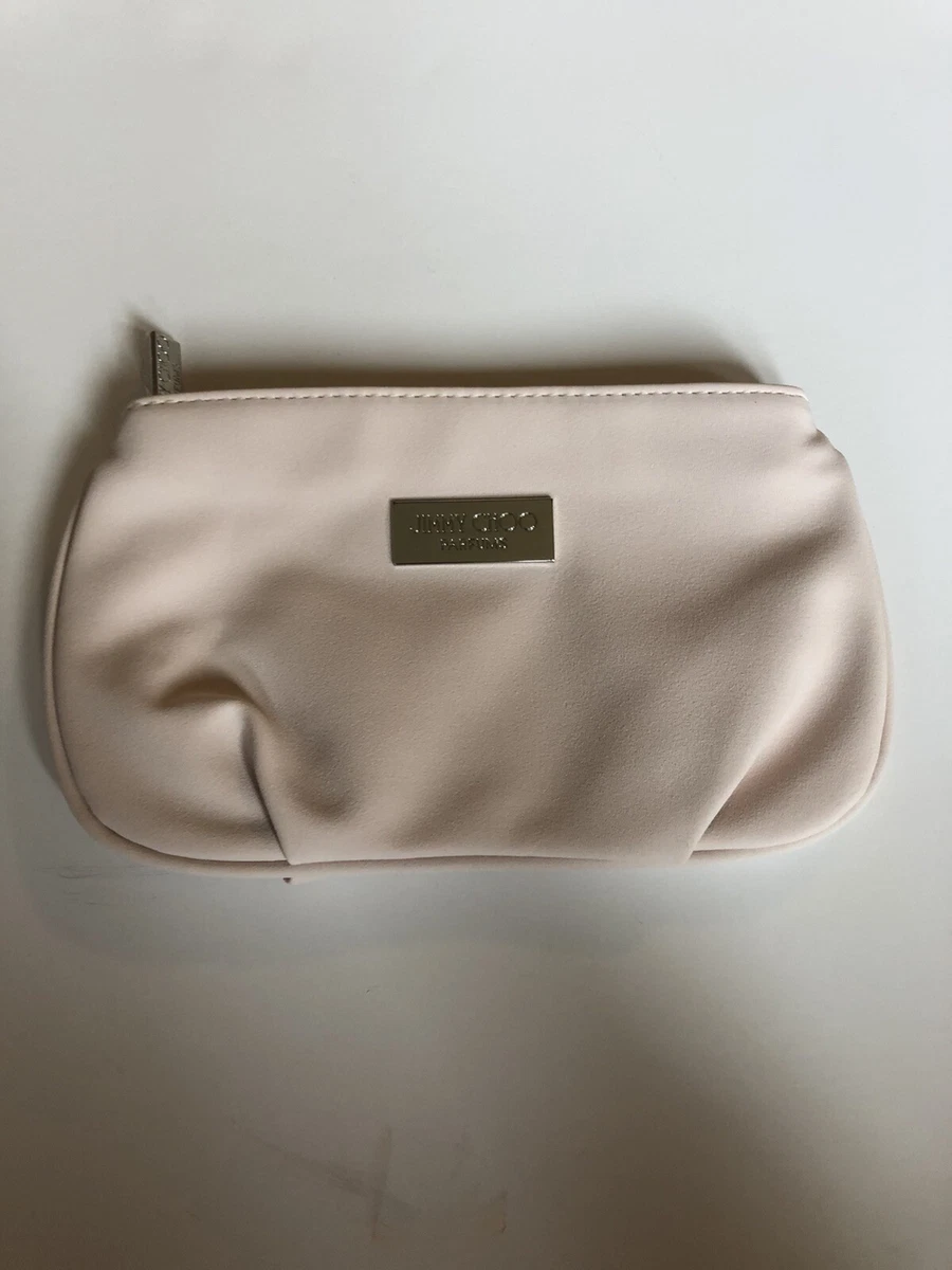 JIMMY CHOO PARFUMS Women s Pink Cosmetic Bag Makeup Pouch Clutch BRAND NEW