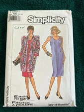 7891 Simplicity (W) CUT Pattern ~ Size 10-16 ~ ~ ~ ~ ~ Listing MP 27