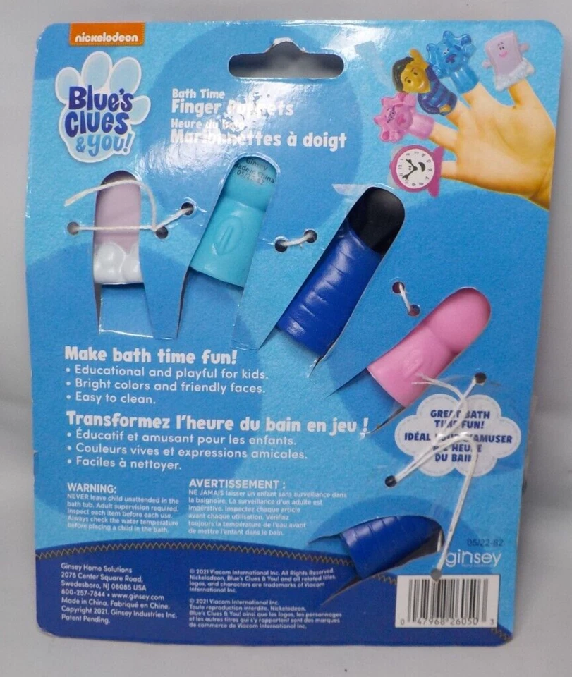 Marionetas de baño de 5 dedos Blue's Clues & You - Steve, Magenta & Friends Foto 2 de 3