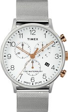 Image of TIMEX Waterbury Chronograph TW2T36700 - Watch Stainless Steel - Meshband
