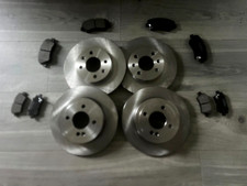 FOR KIA RIO 1.2 1.3 1.4 12-16 2 FRONT VENTED & 2 REAR SOLID BRAKE DISCS & PADS