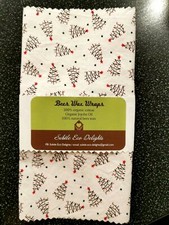 Enveloppe cire d'abeille écologique BIO 30 x 20 cm - Motif Noël