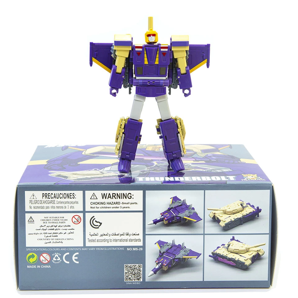 MechFansToys MS-28 Thunderbolt Blitzwing MFT Action figure toy in stock - Image 2 of 4