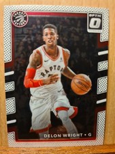 Delon Wright #140 2017-18 Panini Donruss Optic Chrome Base Raptors D0112A