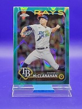 Shane McClanahan 2024 Topps Chrome Aqua Lava Refractor SP 92/199 🔥 Rays
