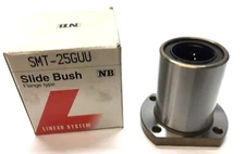 Nippon Flange Type Slide Bushing Linear Bearing SMT-25GUU NOS