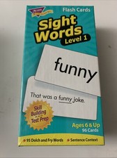 Sight Words Level 1 Skill Drill Flash Cards - New