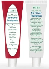 Tate'S No Flavor Toothpaste Fluoride-Free, All-Natural Ingredients,Cavity Protec