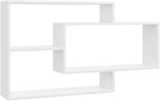 Mensole a Muro Eleganti Moderne Design ad Incastro Scaffali Mobili Pensili Espos