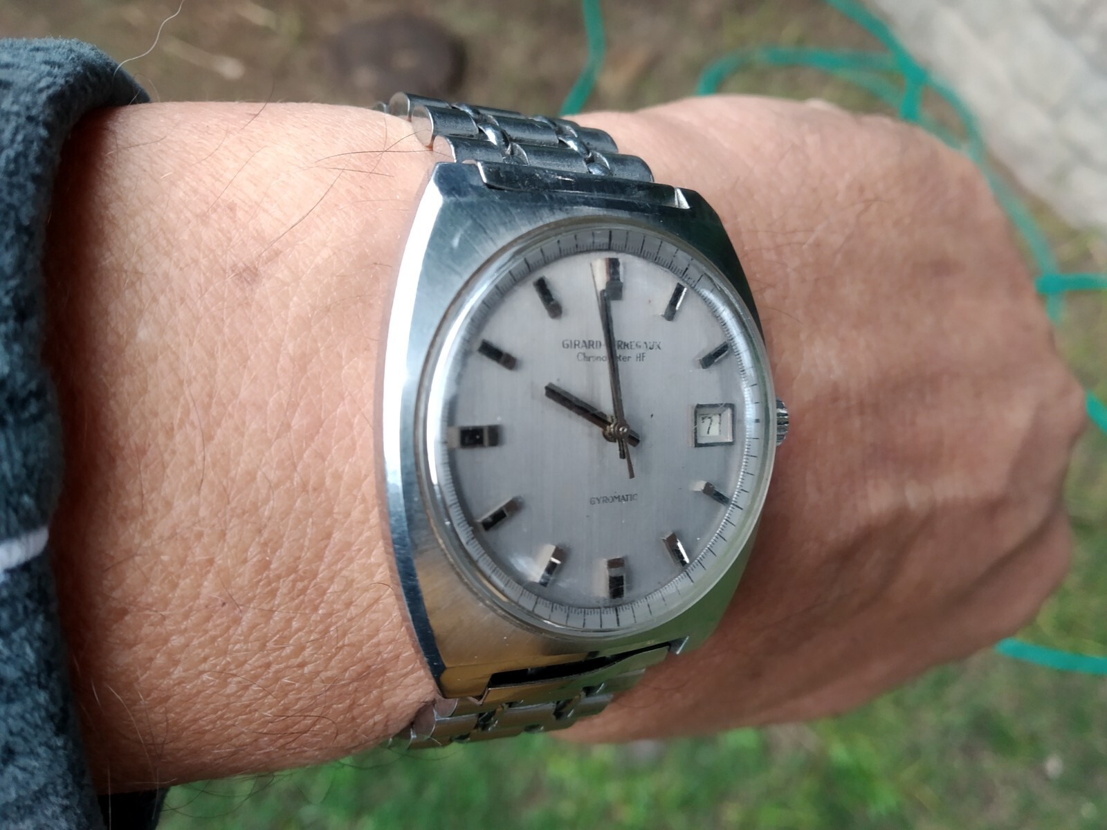 GIRARD PERREGAUX GYROMATIC CHRONOMETER HF HIGH FREQUENCY ALL ORIGINAL