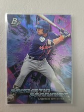 2018 Bowman Platinum Prismatic Prodigies Purple /250 Andres Gimenez #PPP-35