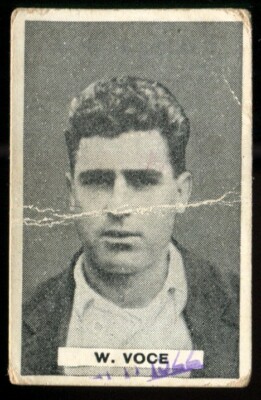 Trade Card, Sweetacres, TEST MATCH RECORD, Cricket, 1932, W Voce, #20