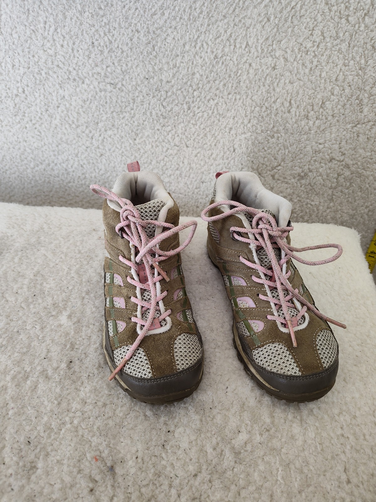 Merrell Chameleon 4 stivali da ragazza 3 marroni rosa scamosciati scarpe da trekking oudoor