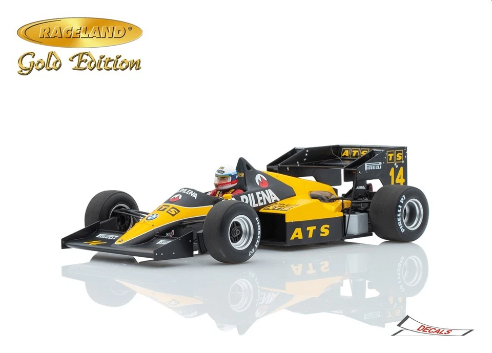 ATS D7 BMW Turbo F1 Marilena GP Deutschland 1984 Manfred Winkelhock, Spark 1:18