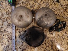 Antique Electric Alarm Bell Dual Gong