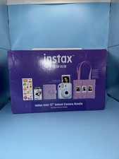 Fujifilm 600024597 Instax mini 12 Instant Film Camera Bundle in Pastel Blue