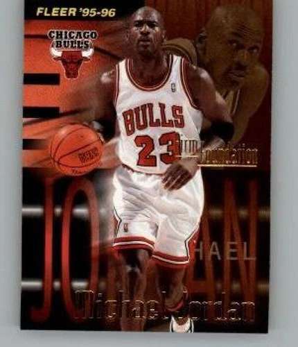 1995-96 Fleer #323 Michael Jordan Firm Foundation Chicago Bulls