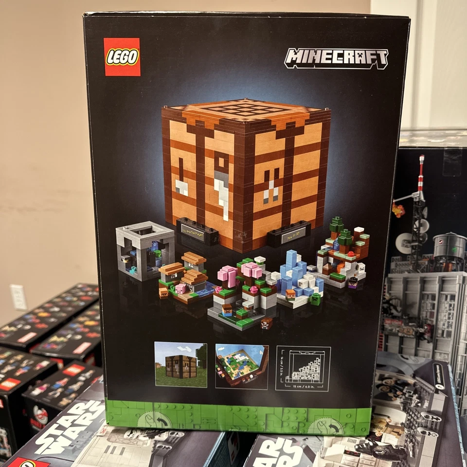 LEGO Minecraft the Crafting Table Video Game Building Set # 21265 - BRAND NEW - Image 2 of 2