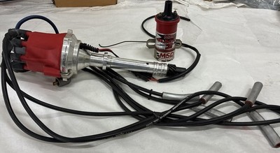 MSD Pro-Billet Distributor PN 8360 Ignition System W Coil & Wires High Perf
