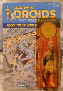 Kenner Star Wars Droids Kez Iban US Card Back 1985 12 Back