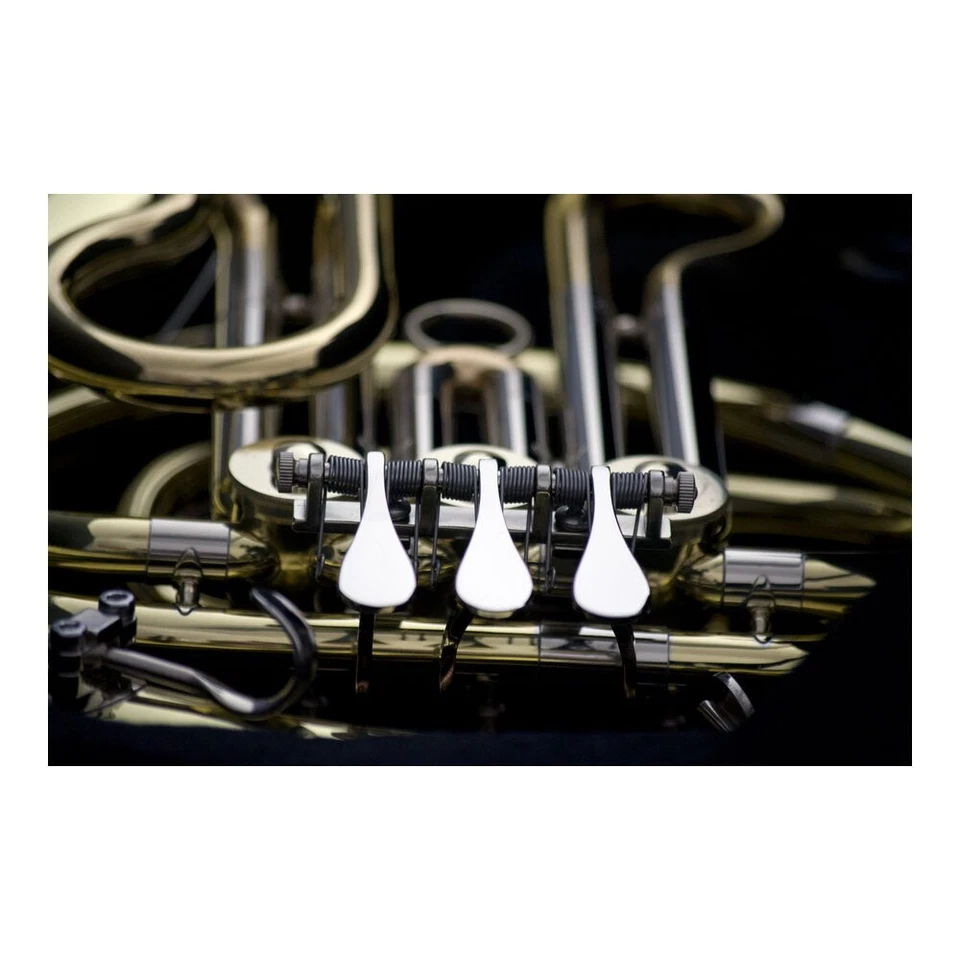 John Packer JP163 Compensating Bb/F French Horn Instrument - Brass Lacquer - image 3 of 4