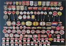 ARSENAL FOOTBALL CLUB ASSORTED PIN BADGES