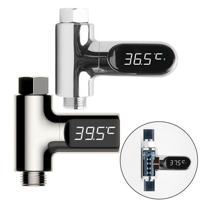 Einfach zu installierbares LED Badethermometer zur Überwachung der Wassertemper