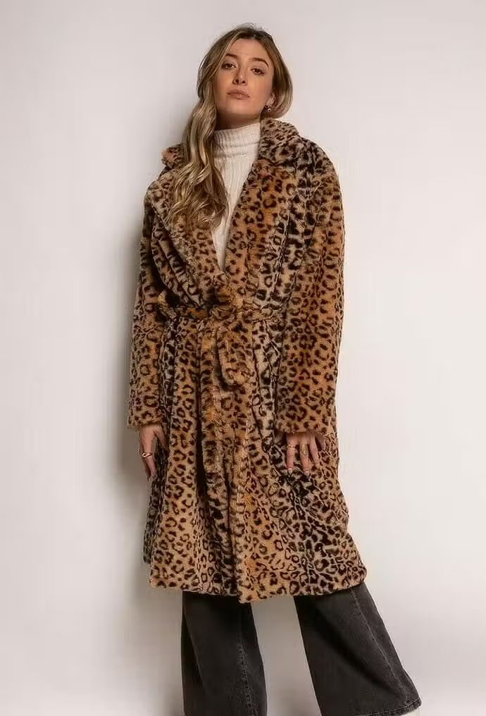 Long Leopard fur coat | MAR&CO
