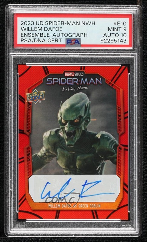 2023 Marvel Studios' Spider-Man No Way Home Willem Dafoe Green Goblin Auto 0t9l