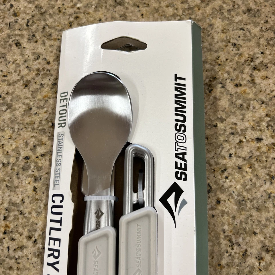 SEA TO SUMMIT DETOUR STAINLESS STEEL 6PC CUTLERY SET - NEW SEALED - Image 2 of 4