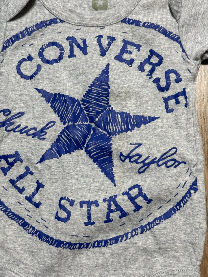 Converse All Star One Piece, Infantil Niño Talla 0-3M, Gris Azul Foto 3 de 4