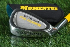 MOMENTUS GOLF SWING TRAINER IRON SHAFT MEN'S 40 OZ. LEFT LH & HEADCOVER ~ LOOK!!
