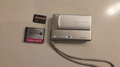 Digital Camera /Sony Cyber-shot/DSC-T1/ 5.0MP / Silver / Good Working
