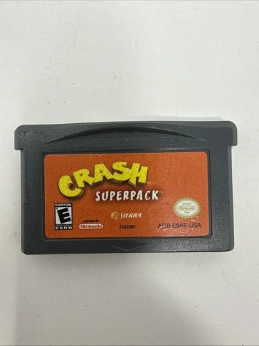 Crash Superpack Nintendo Game Boy Advance GameBoy GBA Tested
