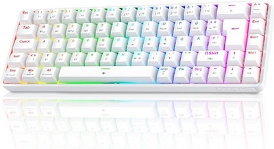 TMKB T68 RGB Tastatur 60 Kabellos Mechanisch QWERTZ