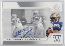 2025 SP Game Used Edition CFL Auto Zach Collaros #CFL-ZC Auto bj5