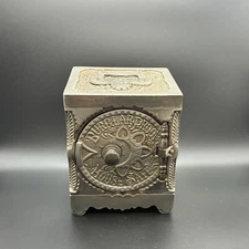 Antique Cast Iron Burglar Proof House Safe Bank No.40 J&E Stevens 1894 Works