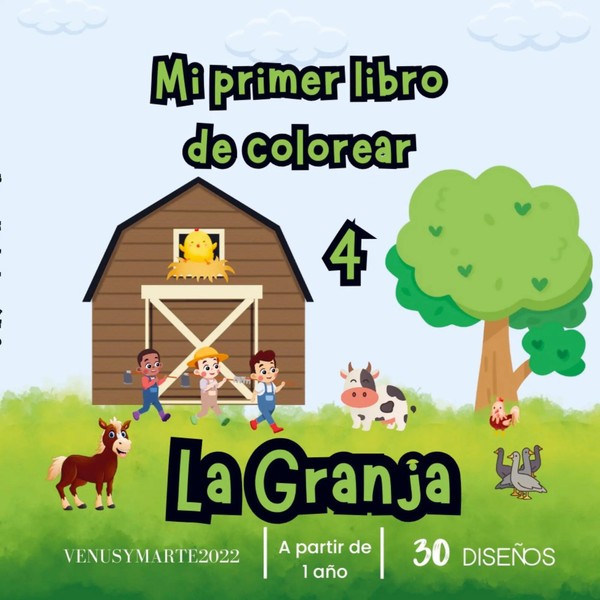 Mi Primer Libro De Colorear 4 La Granja Ana FernáNdez Rodriguez Taschenbuch 2024-image