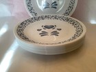 Set of 8 Corelle Blue Hearts Bread/Dessert Plates 6-3/4"  (B) — photo 2