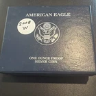 2008-W American Silver Eagle PROOF 1 Oz Silver With Box And COA