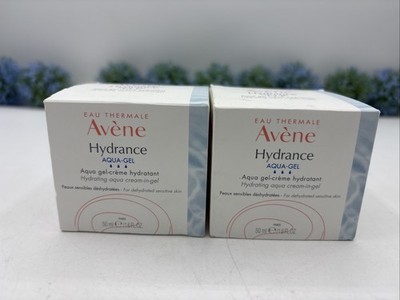 Avene Hydrance Aqua Gel Cream Hydrate 50ml each 2026 Sensitive 2 Pack!